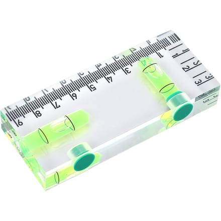 Waterpas Magnetisch Acryl Horizontaal Verticaal Draagbaar Zakformaat voor Huisdecoratie white