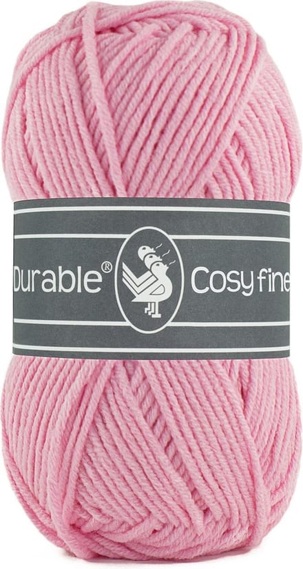 Durable Cosy Fine - acryl en katoen garen - rose, roze 226 - 5 bollen