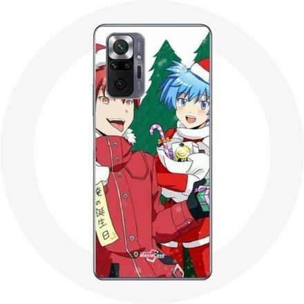 Coque pour Xiaomi Redmi Note 10 Pro Karma et Nagisa Assassination Classroom Anime Christmas day