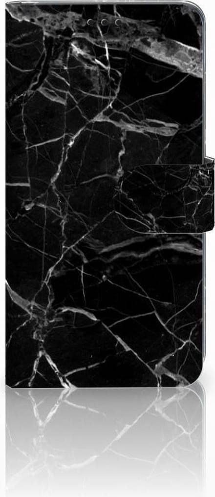 Samsung Galaxy S10 Bookcase Marmer Zwart - Origineel Cadeau Vader