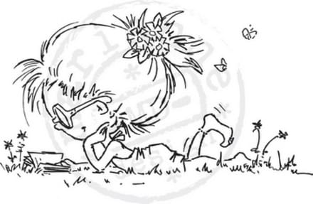 Marianne Design stempel - Don & Daisy - Clearstamp - In het zonnetje - DDS3320.