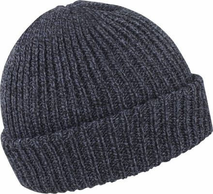 Dikke winter muts unisex donkergrijs