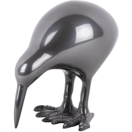 Present Time Ornament Bird - Antraciet - 21x7.5x9.5cm - Modern - Hout