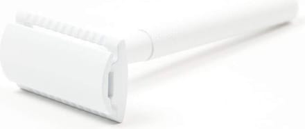 Safety Razor Wit - trus. - inclusief 10 scheermesjes Wit voor vrouwen dames - Double Edge Single Blade - Zero Waste - Duurzaam Scheren
