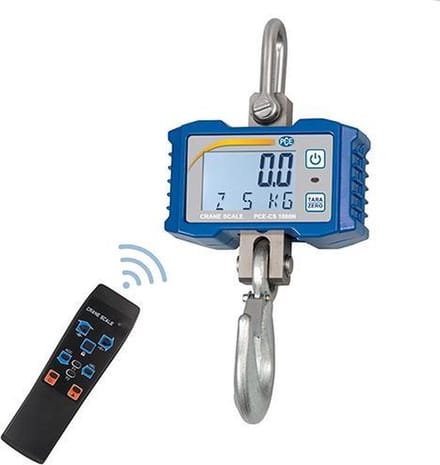 Weeghaak - bereik 1000 kg - tarrafunctie - LCD scherm - PCE-CS 1000N