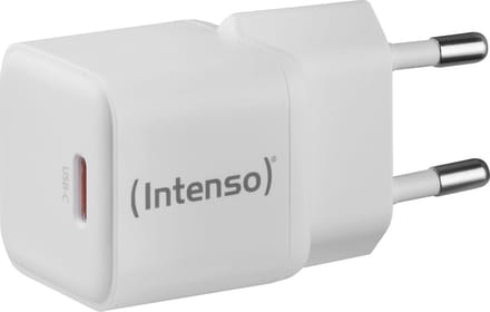 (Intenso) W30C 30W USB-C GaN lichtnetadapter - 1x USB-C - GaN - wit (7803022)