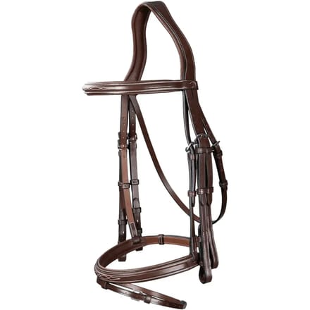Stang & Trens Hoofdstel COB - Dy'on Leer - Bruin