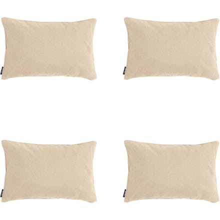 Madison - Sierkussen Beige canvas eco+ - Ca. 30x50 cm - Set van 4