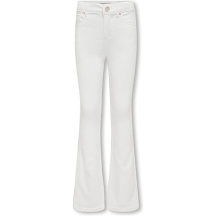 ONLY KOGROYAL LIFE REG FLARED PIM NOOS Meisjes Jeans - White