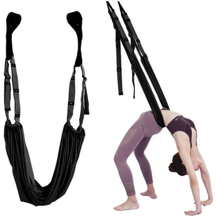 Yoga hangmat in de lucht Onamaste