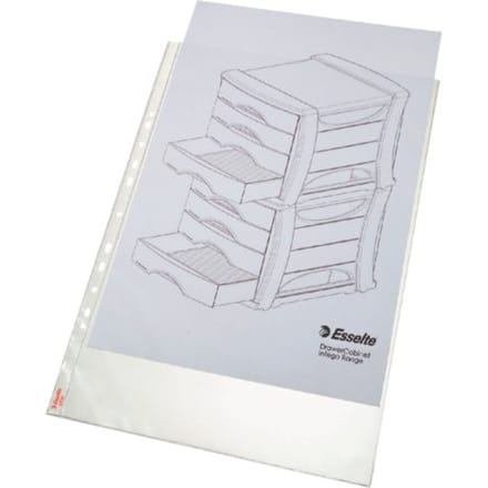 Esselte Showtas A3 - 30% Pre-consumer Gerecycled Plastic - PP - 50 stuks - Transparant