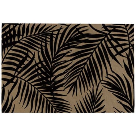 Unique Living | Placemat Kailo | Rechthoekig | Polyester | Zwart | 30x45cm