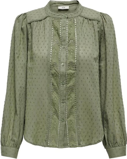 JDY - JDYMAGGIE L/S LACE SHIRT WVN - Dames - Blouses