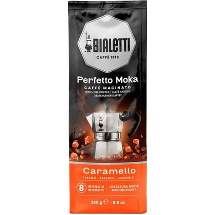 Bialetti Perfetto Moka Caramello - gemalen koffie - 250 gram