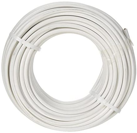 Slangleiding 25 m, 2 x 0,75 mm2, Wit - Perfect voor Schakelaars en Stopcontacten