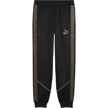 Puma Mannen King Anthem Slim Trainingsbroek (Zwart/Goud)