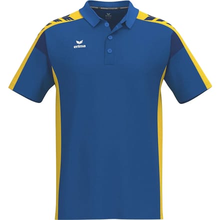 Erima Celebrate 125 Polo Heren - New Royal / Geel | Maat: S