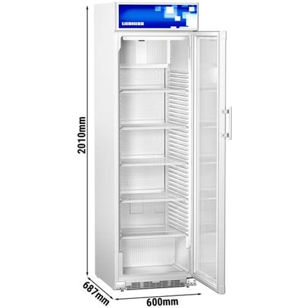 Liebherr Drankenkoelkast COMFORT - 403 liter - 1 glazen deur & Reclamedisplay - Wit