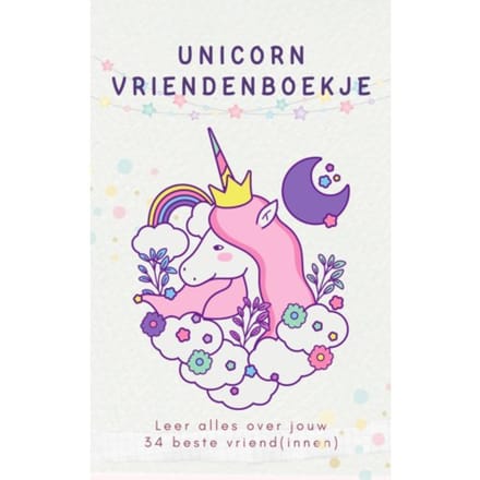 Unicorn Vriendenboekje Meisje - Andries B.V.