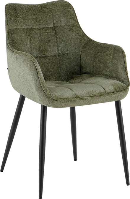 Benoa Eetkamerstoel Lucille Arm Perfect Harmony - Groen - eetkamerstoelen set van 2