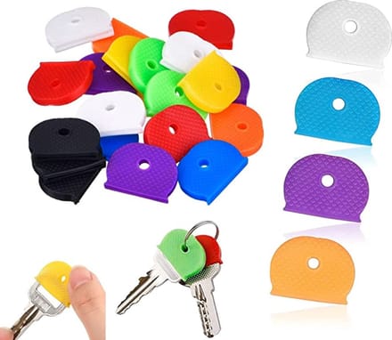 ***Sleutelhoesjes Silicoon 12 stuks - Sleutelkapjes - Sleutelbeschermers- van Heble®***