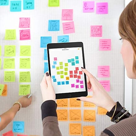 Neon Post-it Notities – 3 Inch x 3 Inch – Waarde Pack met 24 Pads – 2400 Vel