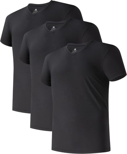 Zachte Micro Modal/Bamboe Rayon/Katoen Onderhemden voor Heren - Set van 2, 3 of 5
