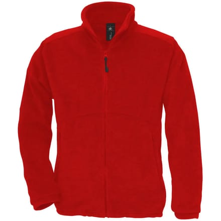 Fleecevest 'Icewalker+ Full Zip' merk B&C maat M Rood