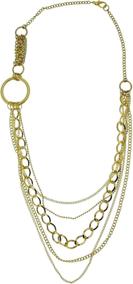 Behave - Ketting - Goudkleurig - meerrijige Layerketting