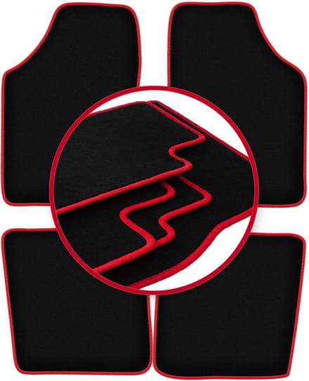 CARLUX-RED automatten voor: Renault Kangoo I combivan (1997-2008)