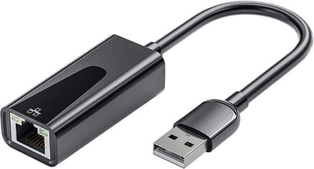 USB 3.0 naar Ethernet (RJ45) kabel - 1000 Mbps - Internet adapter - Gigabit LAN - Zwart - Provium