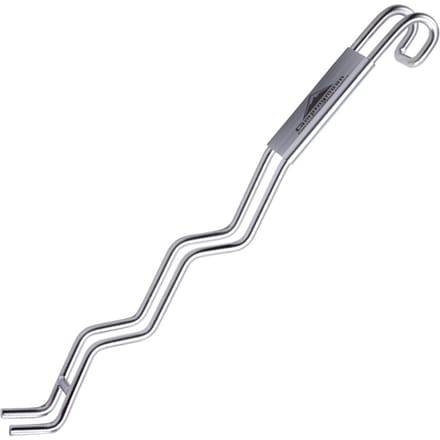 BBQ Grill Rooster Lifter Roestvrijstalen Kookrooster Lifter Grijper zilver