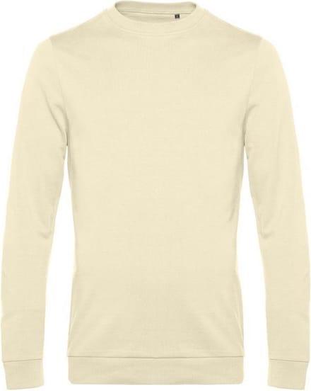 B&C Heren in sweatshirt (Lichtgeel)