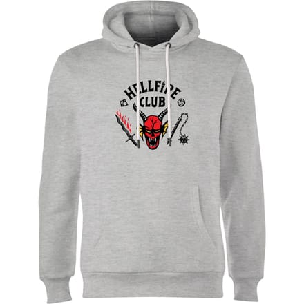 Stranger Things Hellfire Club Hoodie - Grijs - XL
