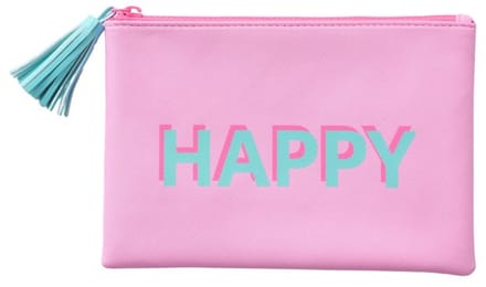 Make-up tasje roze happy - Boltze