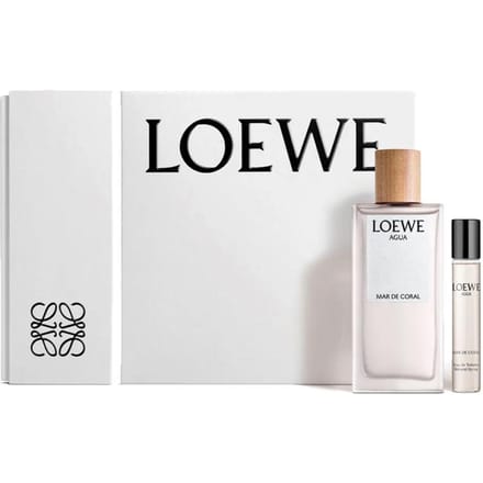 Set Agua Loewe Mar De Coral Edt 150ml Mini 20ml white