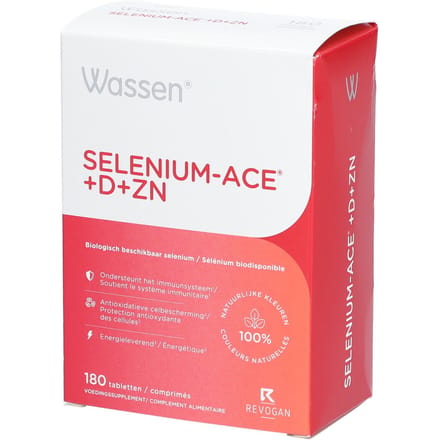 Selenium-ACE+D+Zn | Antioxidanten Immuniteit, huid, haar & nagels 180 Tabletten