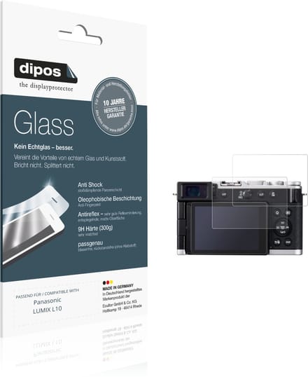 dipos – 2x Matte Pantserfolie geschikt voor Panasonic LUMIX L10 | 9H Screenprotector