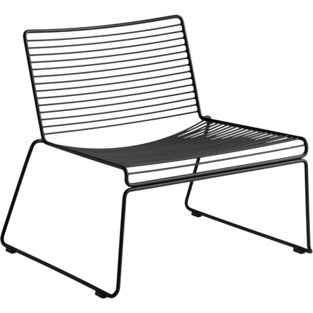 HAY - Hee Lounge Chair - zwart