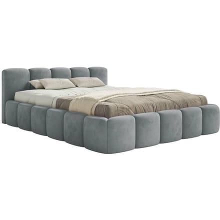 Bedframe Chloe laag 200 x 200 cm velvet | NADUVI Collection