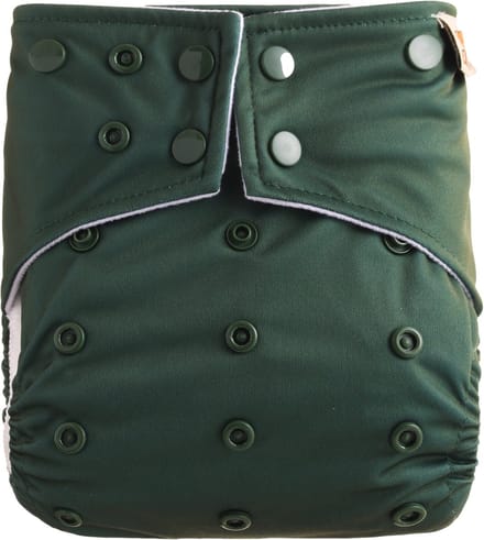 Pocketluier - Olive | Inclusief 2 boosters | Wasbare luier | Onesize - 5kg t/m 17kg | Dubbele lekgoten