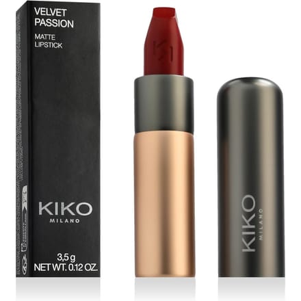 KIKO MILANO Velvet Passion Mat Lippenstift (346 Intens Rood) 3,5 g