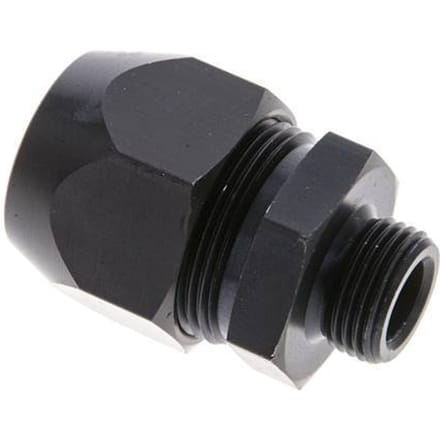 20x13mm & G3/8'' Aluminium Rechte Knelfitting Buitendraad 10bar Kunststof en Polyamide
