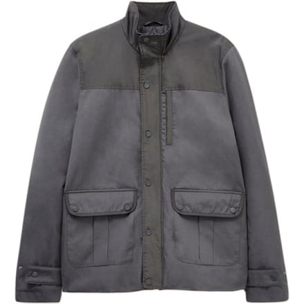 White Stuff Corby Canvas Jacket Dark Grey Size: S | Light Jackets Outlet | Heren | Grijs