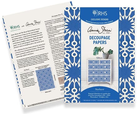 Annie Sloan Decoupage papier Starbust