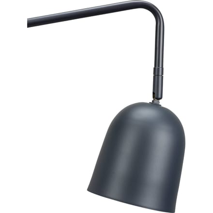 Dyberg Larsen wandlamp Manchester, grijs, uitsteek 45 cm