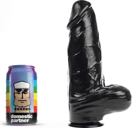 Domestic Partner - Panzer Large - Dildo - 25 x 7.5 cm - Zwart