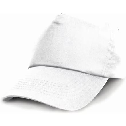 Result Junior Cotton Cap RH05J - White - One size