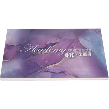 Aquarelpapier Medium Grof Korrel Snel Absorberend Water Dik Duurzaam Praktisch Schilderen gray