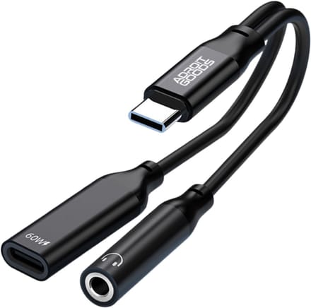 AdroitGoods USB C Aux - Hi-Fi - 16Bit - 48Khz - USB C Jack - USB C naar 3.5 mm Jack Adapter